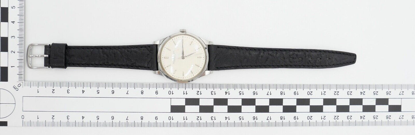 1959 IWC International Watch Co Herren Armbanduhr Cal. 89 Edelstahl Handaufzug