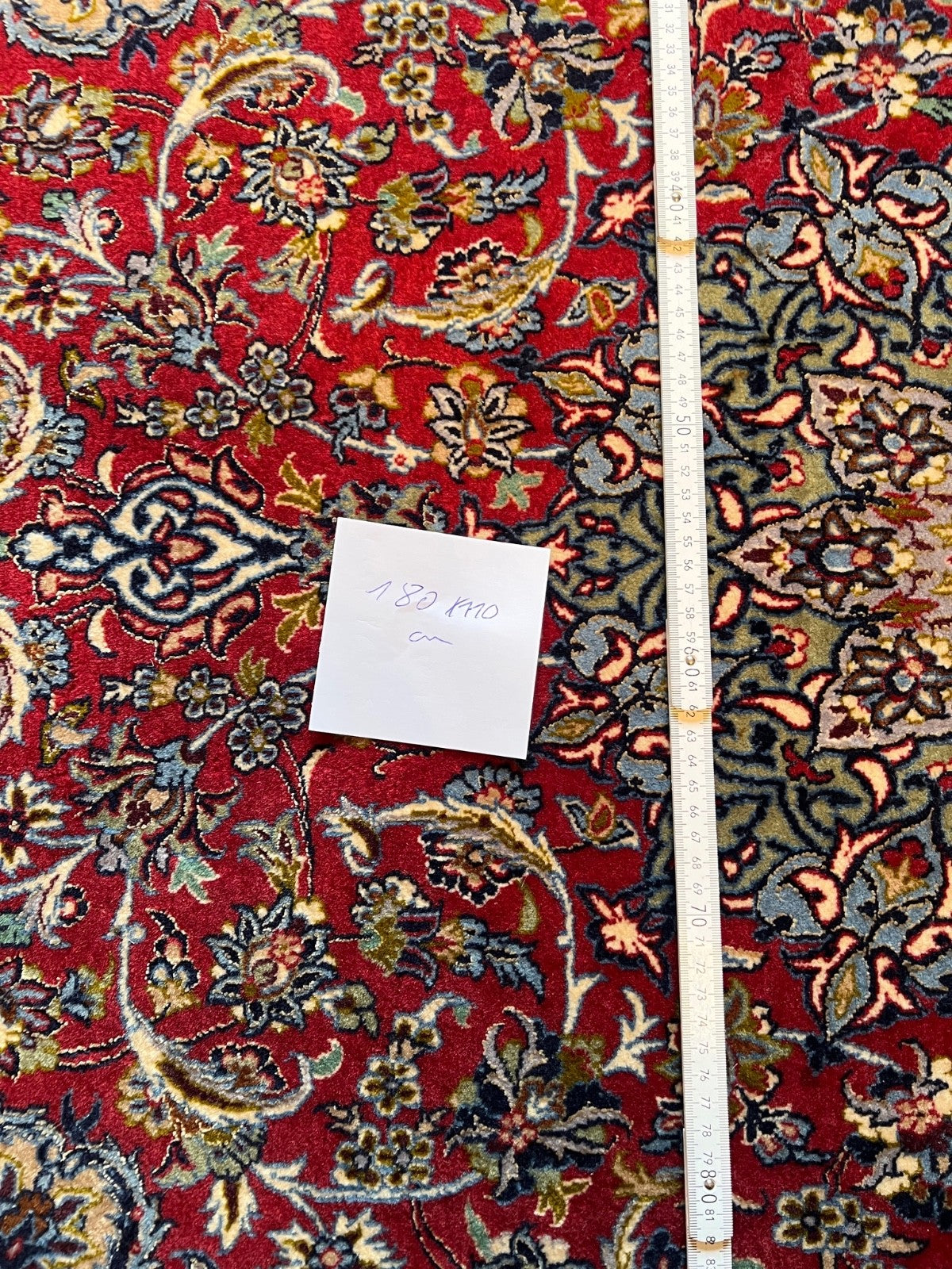 Kashan alter Orientteppich Perserteppich old carpet 180x110 cm