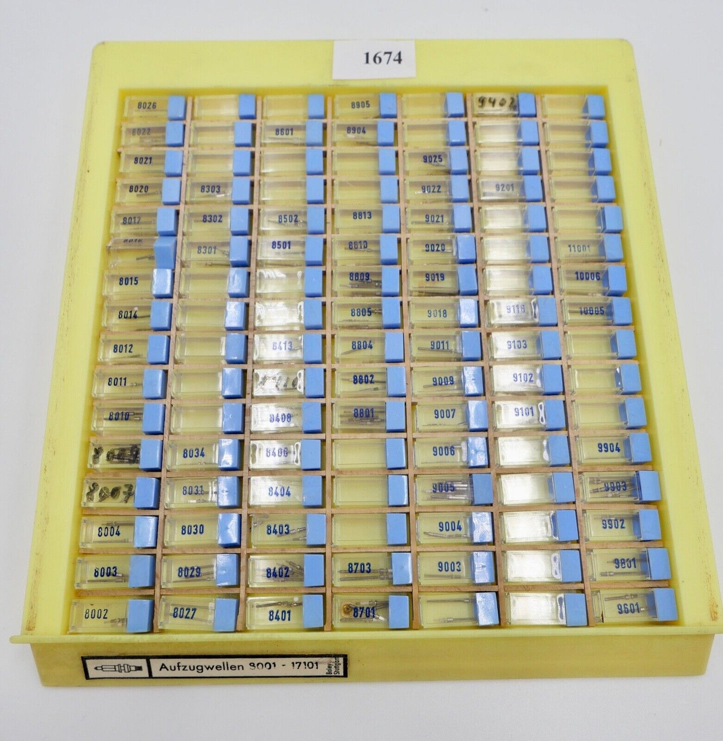 Konvolut AUFZUGSWELLE / AUFZUGSWELLEN 9001 - 17101 NEU BOLEY ( NOS ) - Antikhandel-Stuttgart