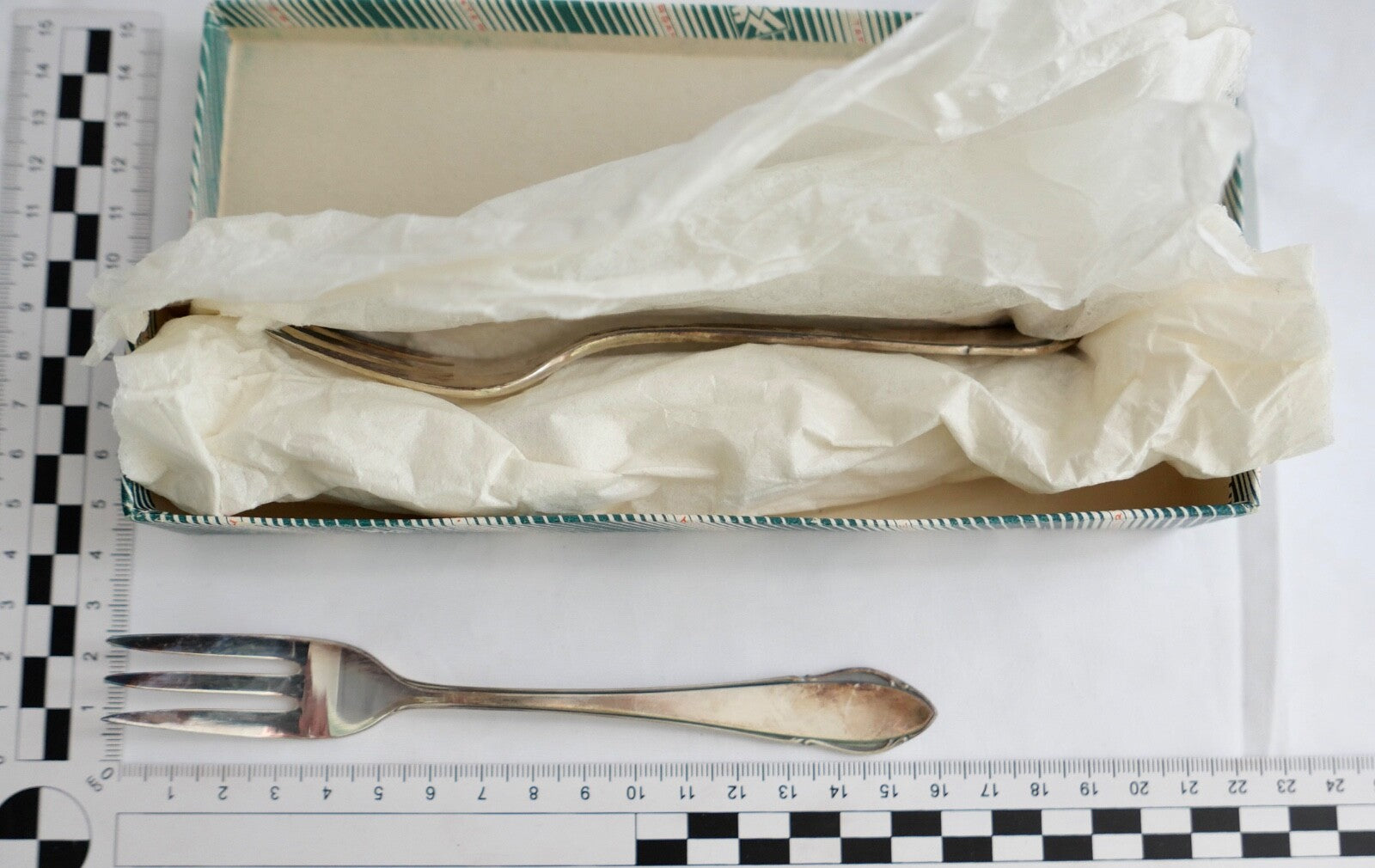 NEU 6 Teile WMF  2900 Kuchen Gabel 90er versilbert 15,7 cm in OVP und UNBENUTZT