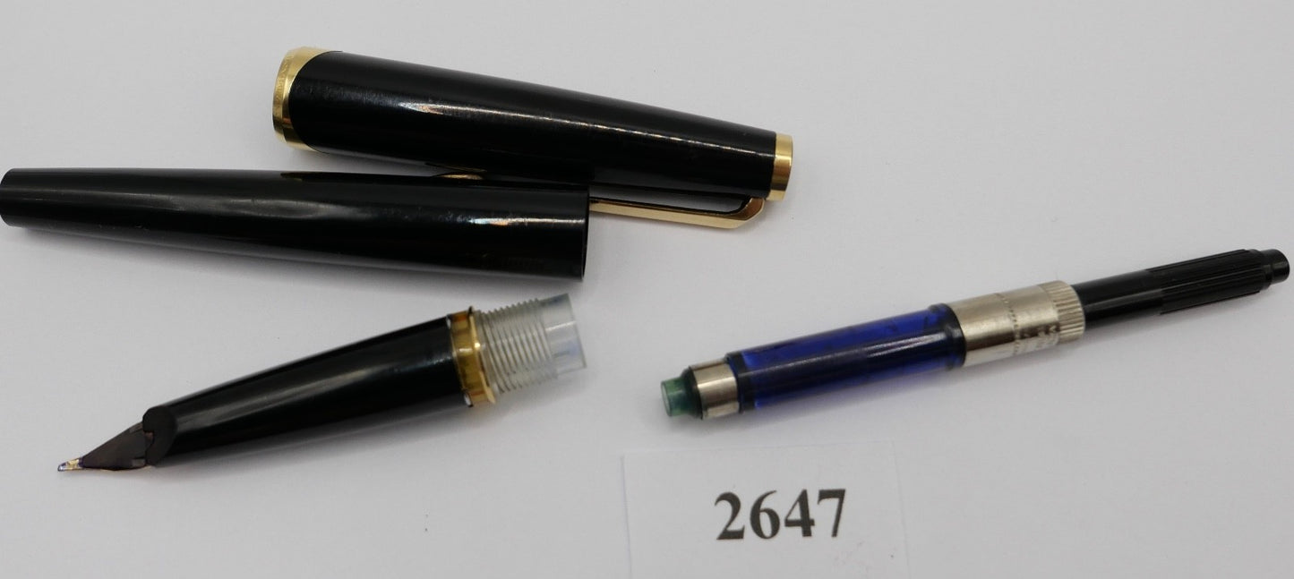 Nr. 121 Füller Füllfederhalter Montblanc 585 14kt Gold Feder