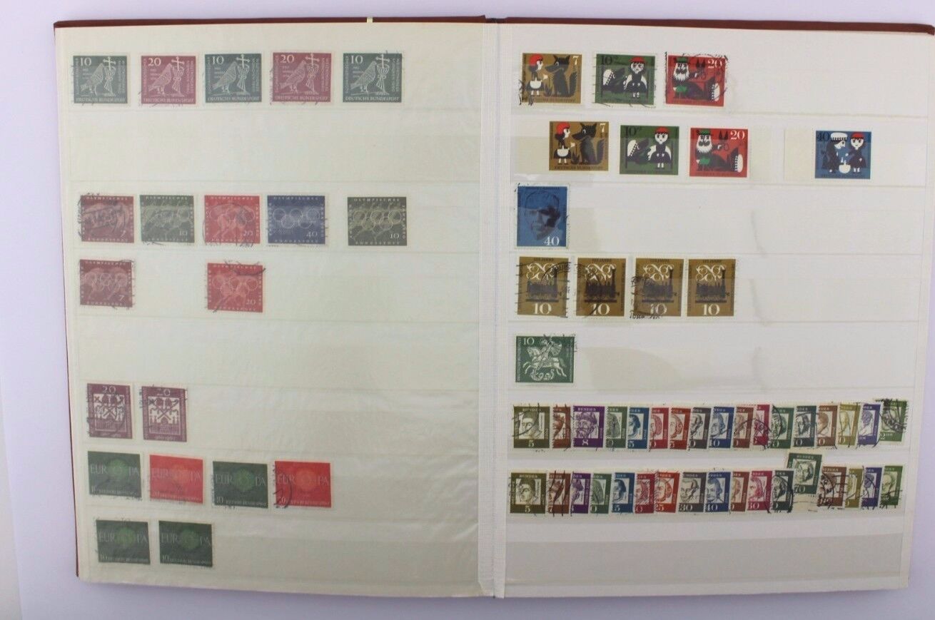 Briefmarken Album Collection stamps BRD Deutschland 1949 - 1968 Posthorn usw TOP