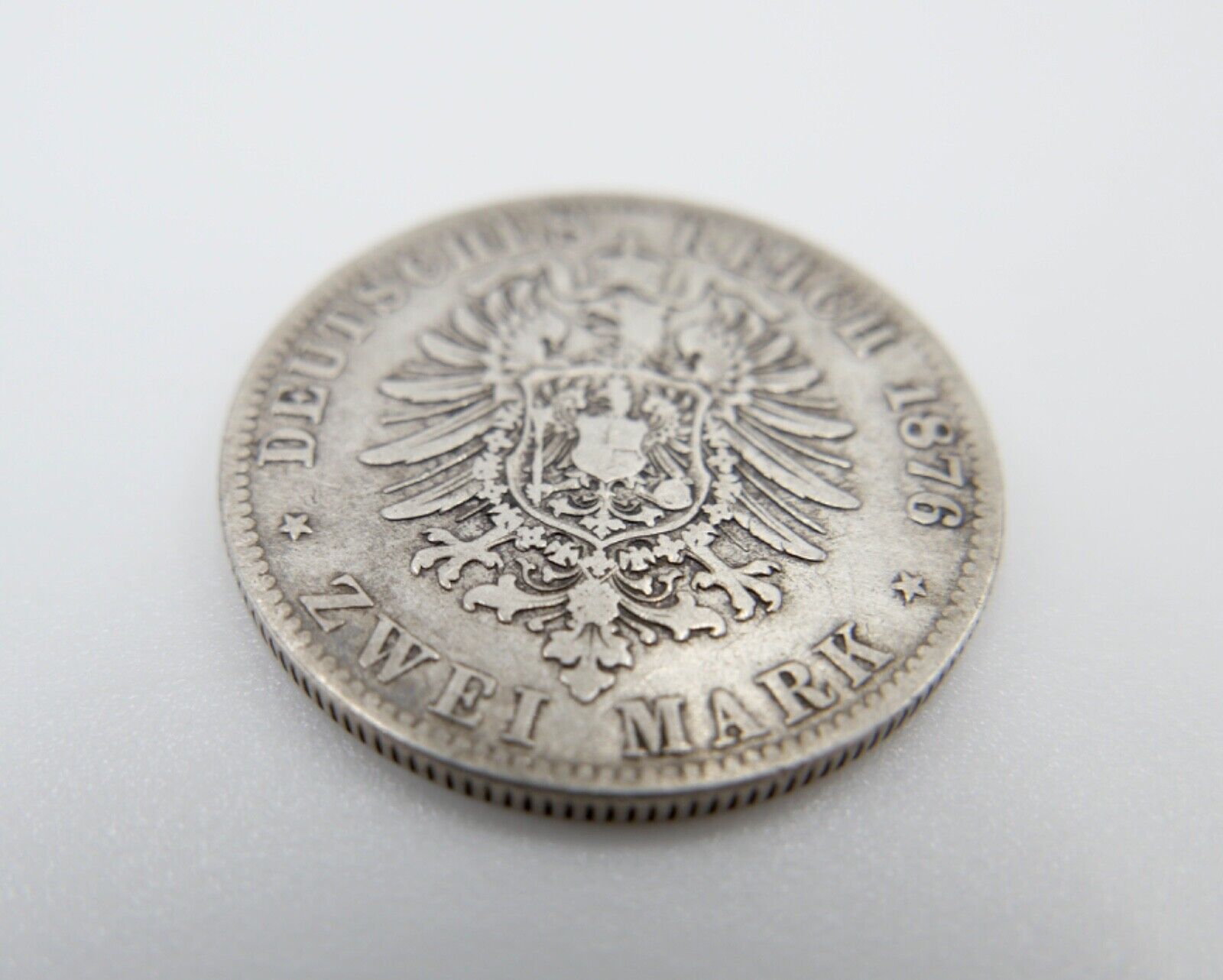 2 Mark 1876 A " Wilhelm König von Preussen " Jäger J.96 Silber Preußen