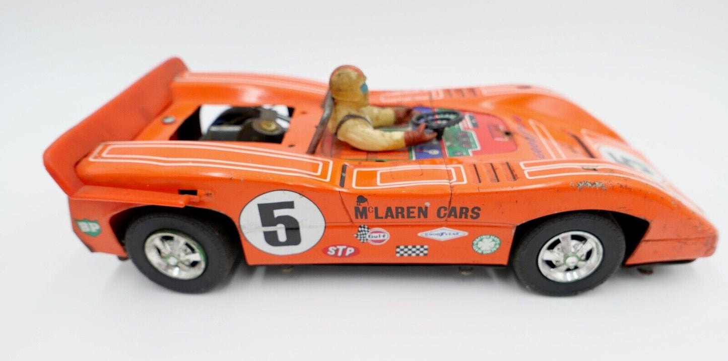 Mc Laren Cars Made in Japan Nr.5  1960-1970er Jahre Blechspielzeug 28 cm Sammler