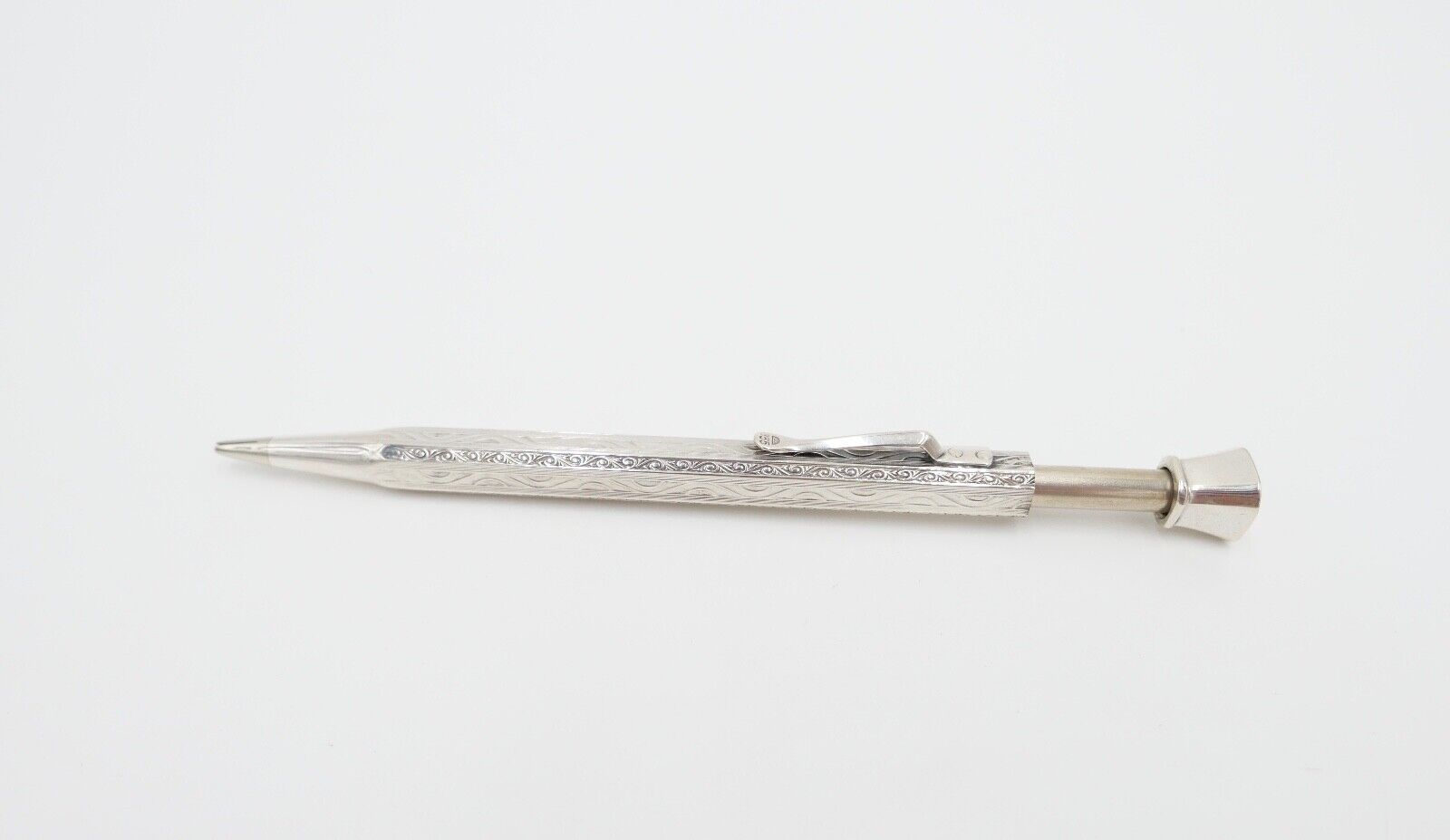 Jugendstil Bleistift Stift für Minen LN - Laurin Silber 835