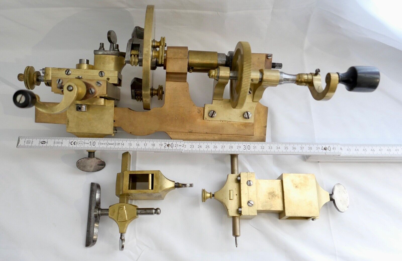 Alte Uhrmacherdrehbank massiv und schwer voll funktionsfähig - Antikhandel-Stuttgart