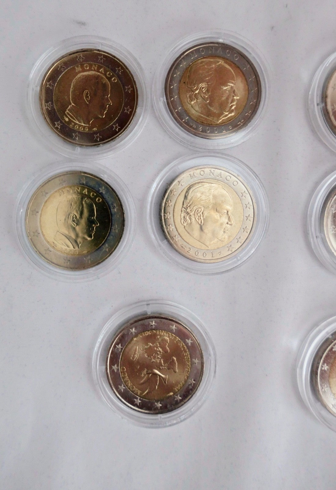 10x 2 Euro Gedenkmünzen Lot in Kapsel Monaco Andora Asterix Litauen Luxemburg €