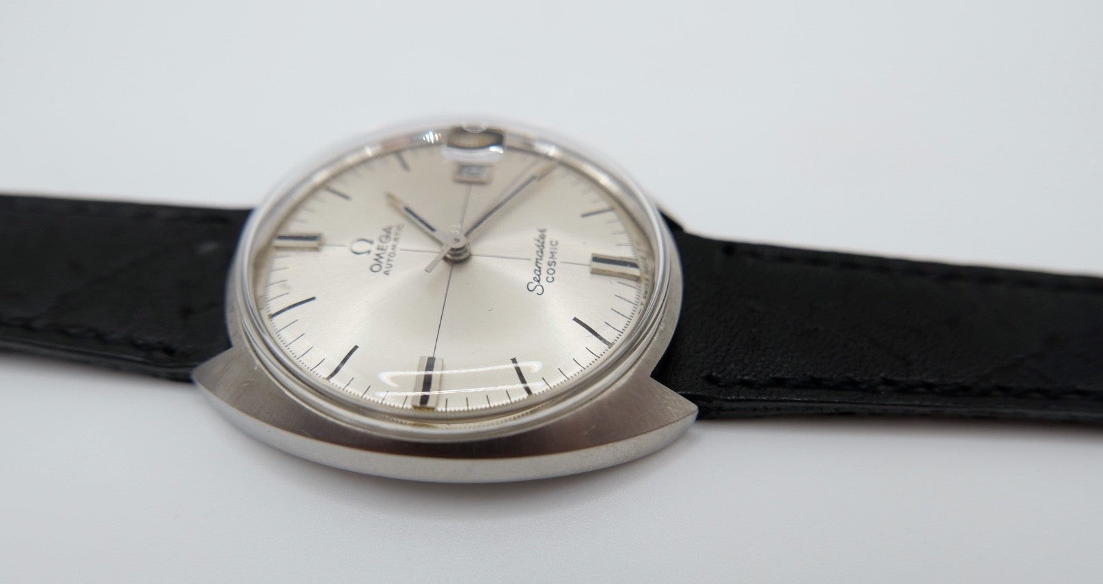 Omega Seamaster Cosmic Automatik Herrenarmbanduhr Ref. 166.026 Tool 107 Vintage