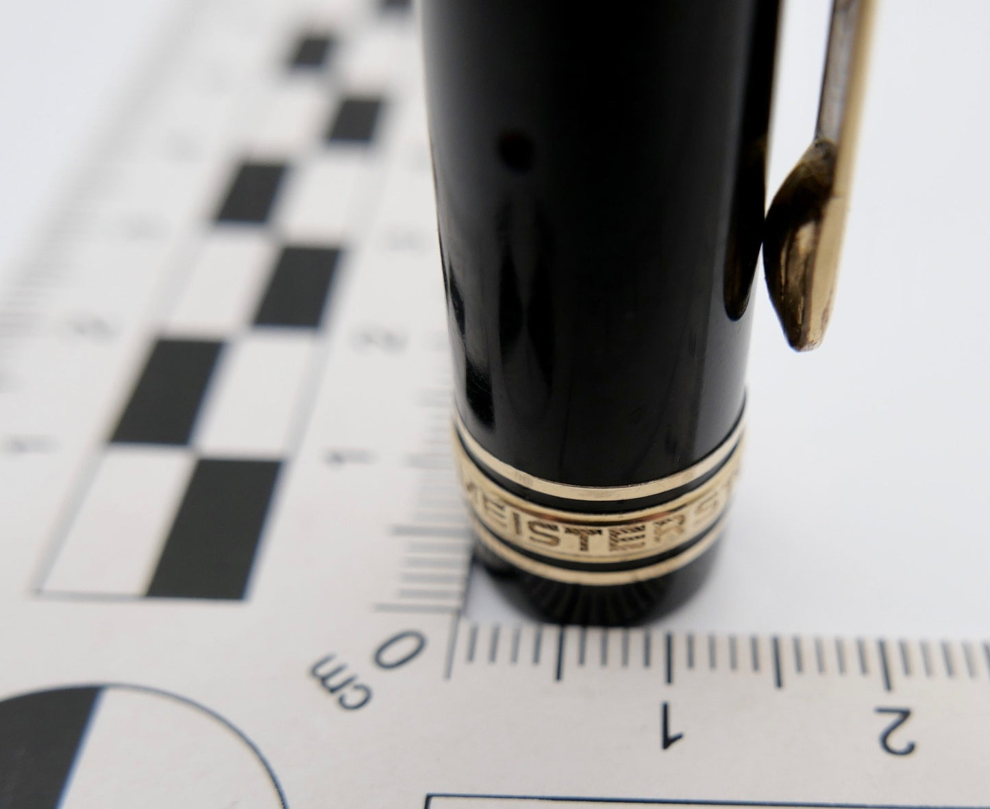 Ersatzteil Montblanc Meisterstück Kappe Schwarz für Füller Kugelschreiber
