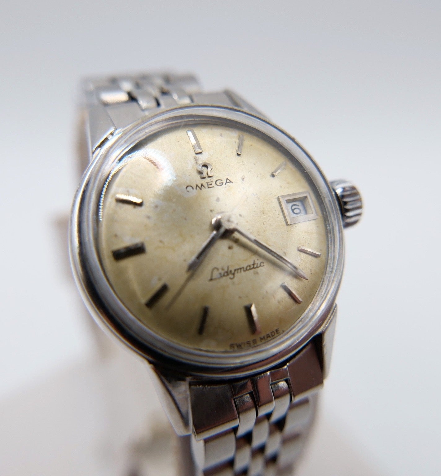 Omega Ladymatic Seamaster Automatik Cal 681 Stahl Damen Uhr 1960er Jahre 566.007