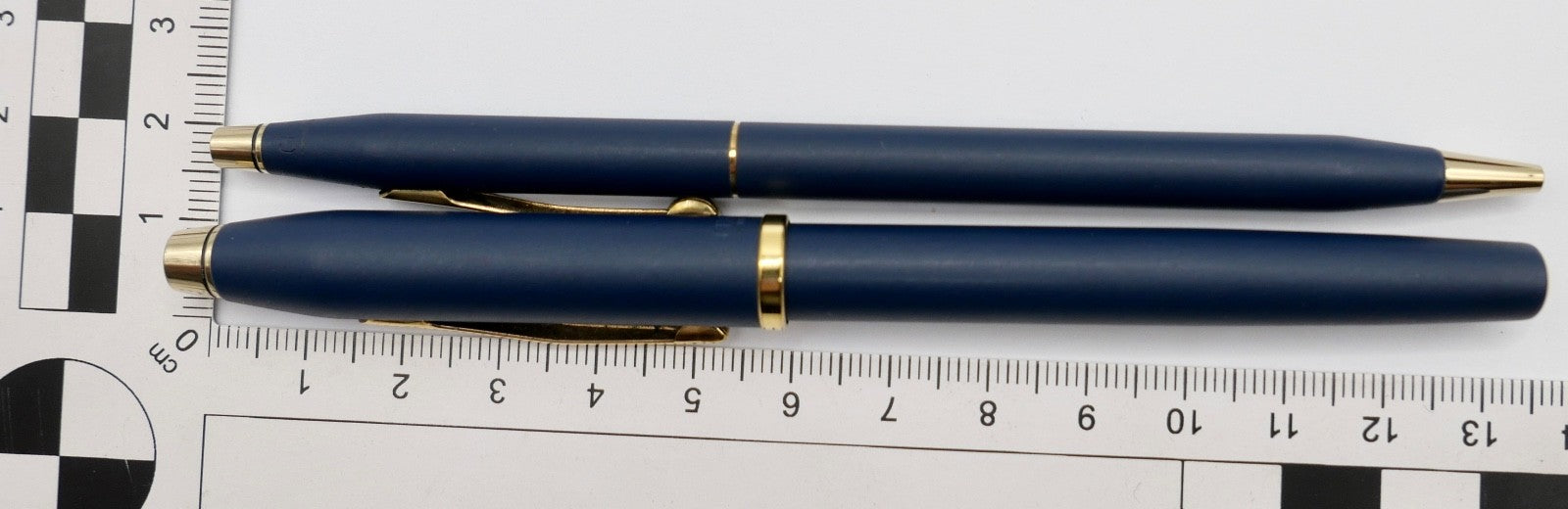 Cross Schreibset 2 Tlg. NEUwertig blau Kugelschreiber Füller Füllfederhalter