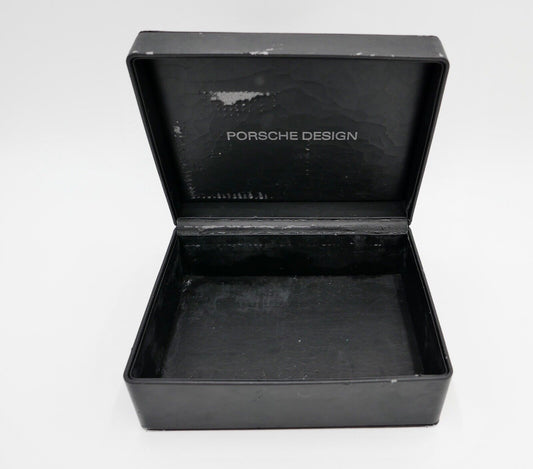 Original Porsche Design große aus 2000-2010 Uhrenbox Schwarz watch Case Etui