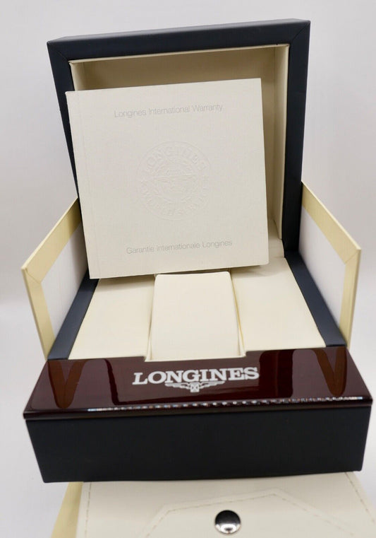 Original LONGINES Uhrenbox mit Uhrenkarte Umkarton Garantie - Antikhandel-Stuttgart