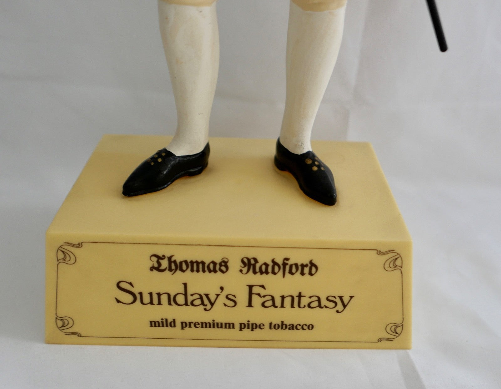 Werbefigur 1970er Jahre 41 cm Thomas Radford Sundays Fantasy' pipe tobacco