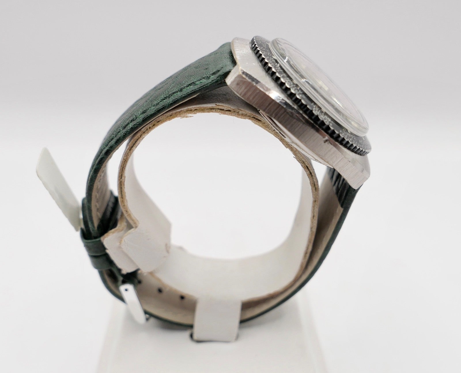 Sheffield Taucheruhr Weltuhr Herren Armbanduhr Automatik mit grünem Zifferblatt