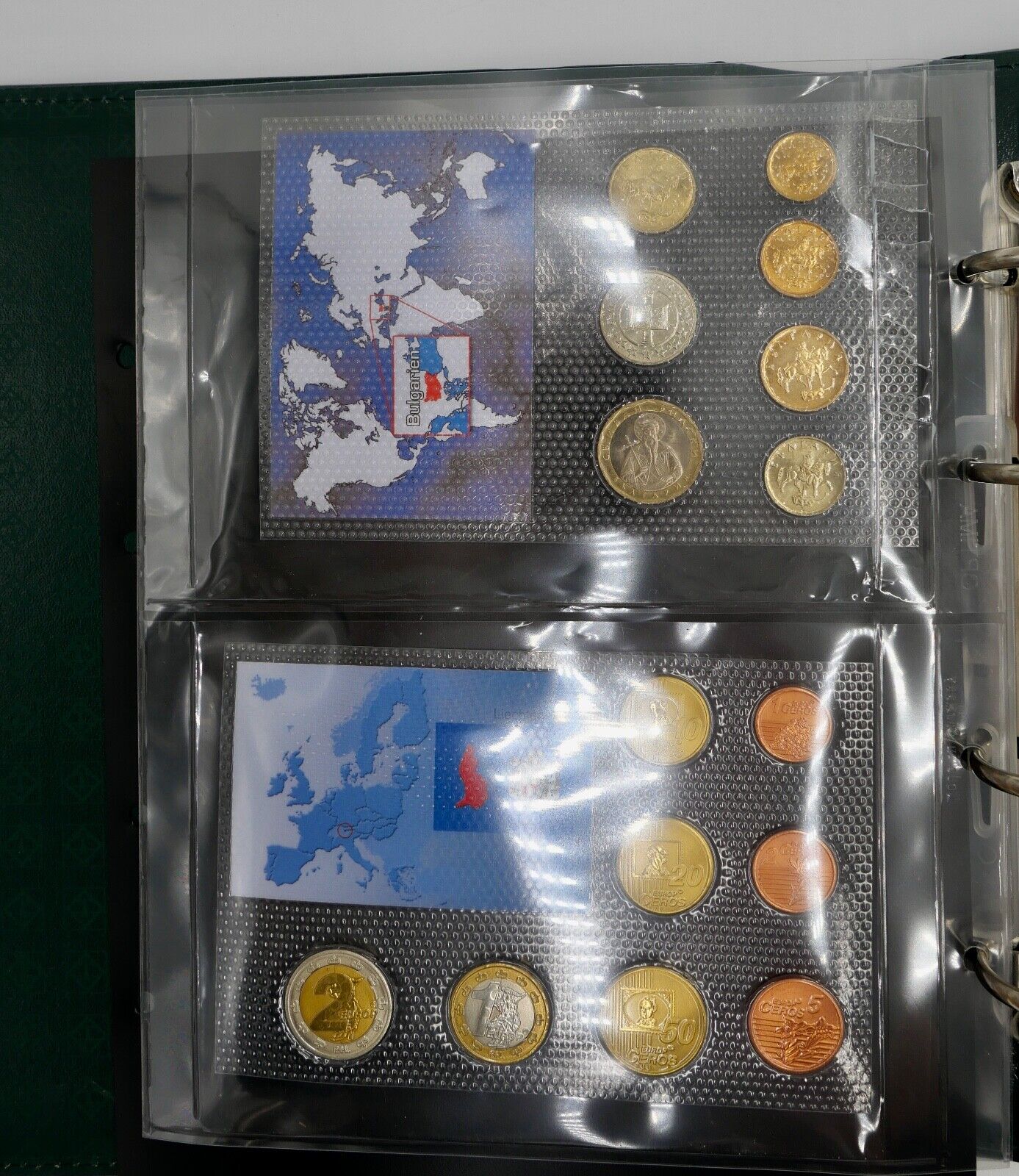 4x Probe Euro € Schweiz Bulgarien Liechtenstein Rumänien 1x WM 2006 Brasilien