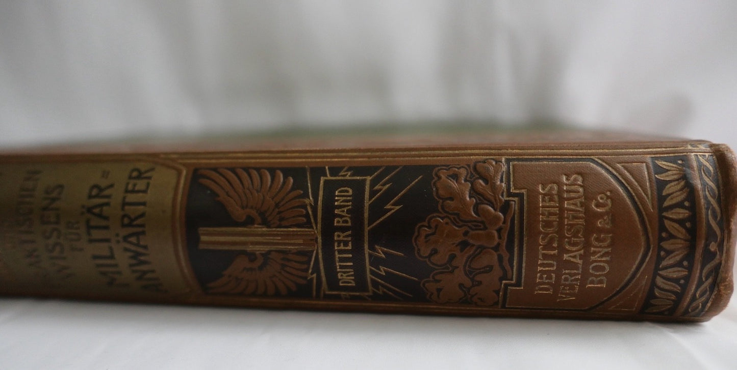 1905 Bibliothek allgemeinen und praktischen Wissens für Militäranwärter Band 3