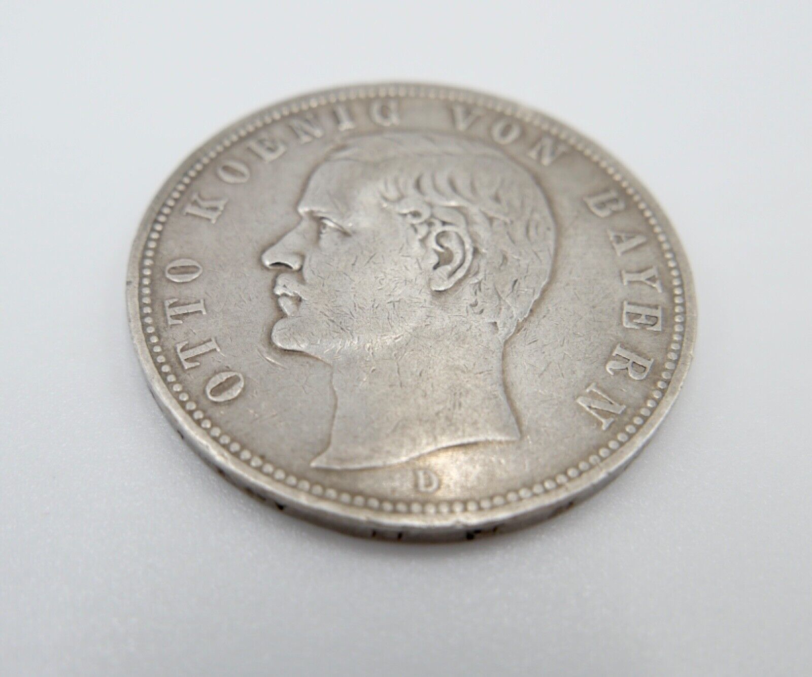 5 Mark Deutsches Reich 1903D Otto König von Bayern J.46