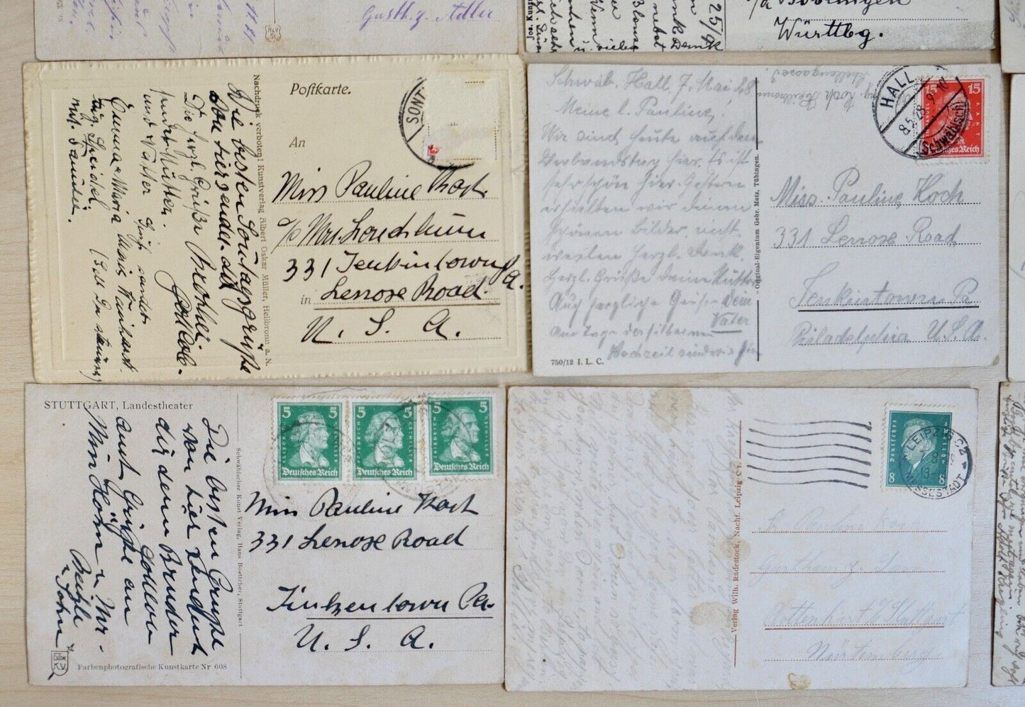 antike Ansichtskarten Postkarten Briefmarken STÄDTE LANDSCHAFTEN deutsches Reich