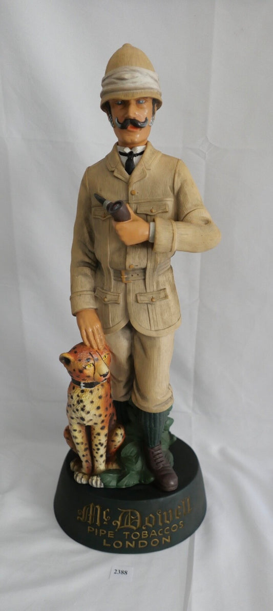 H.J.B. GOEBEL Werbefigur Mc Dowell Pipe Tabaccos London 1970er Jahre 53 cm