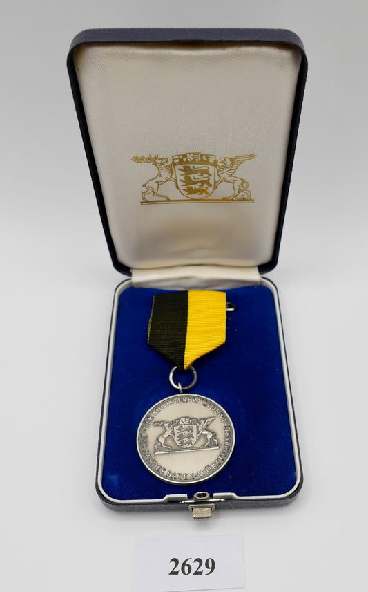Medaille 800 Silber Baden-Württemberg 40 Jahre FÜR TREUE ARBEIT
