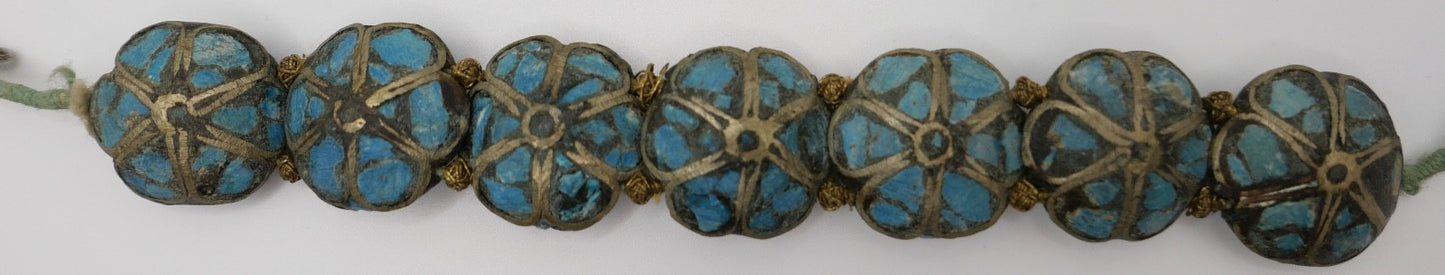Antikes Armband Armschmuck 30er Jahre Tibet mit Türkise 20 cm
