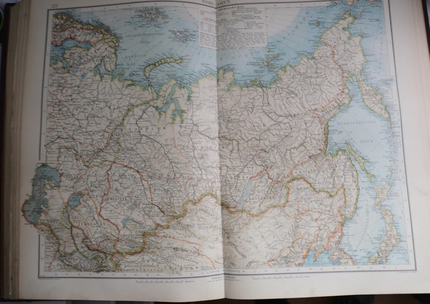 Andrees Allgemeiner Handatlas 1899 Velhagen & Klasing 4. A Scobel