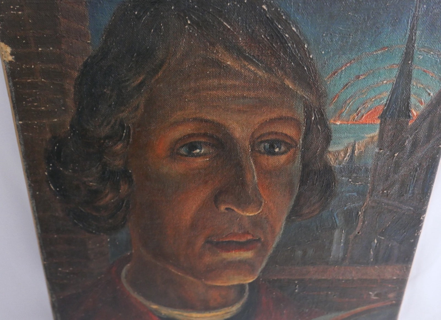 Antikes Portrait Nikolaus Kopernikus Ölgemälde Leinwand Coppernicus