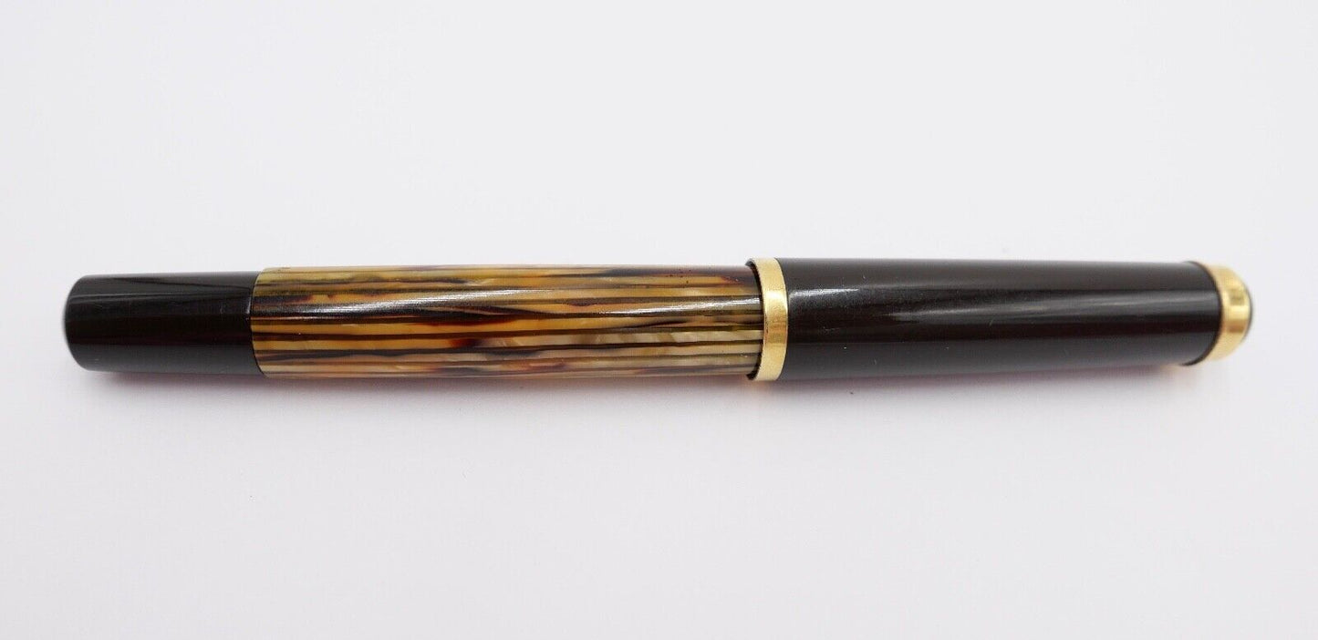 PELIKAN 400 Füller 585 / 14Ct Goldfeder  Kolbenfüller Schildpatt M