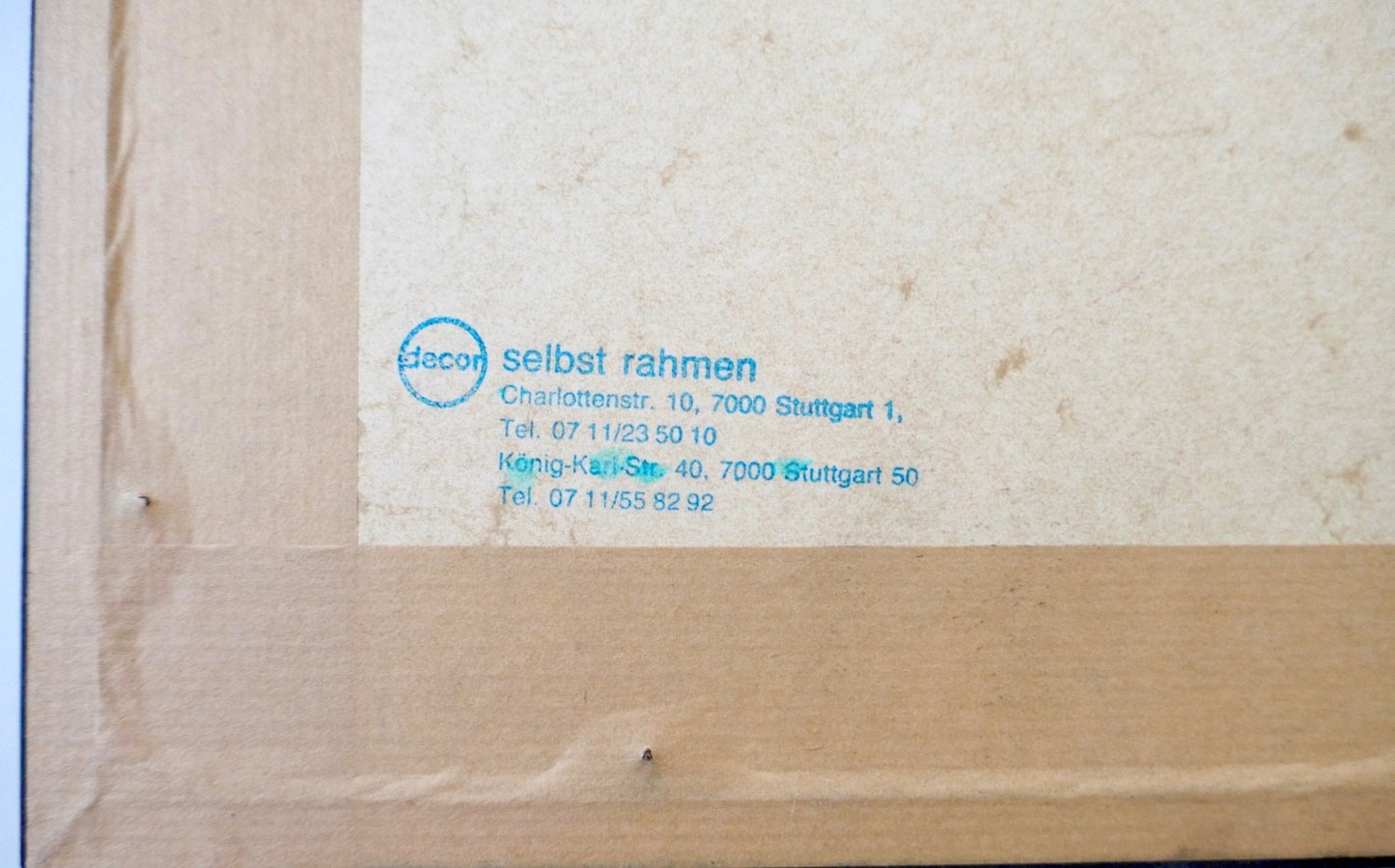 Original Aquarell Le Palais Belle-Ile signiert Unikat