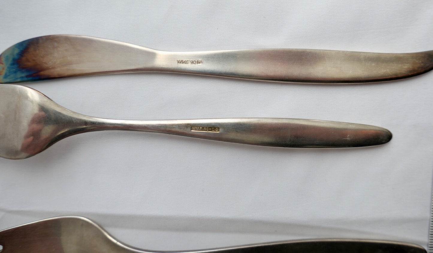 7 Tlg. WMF STOCKHOLM 90er Besteck Gabel & Messer