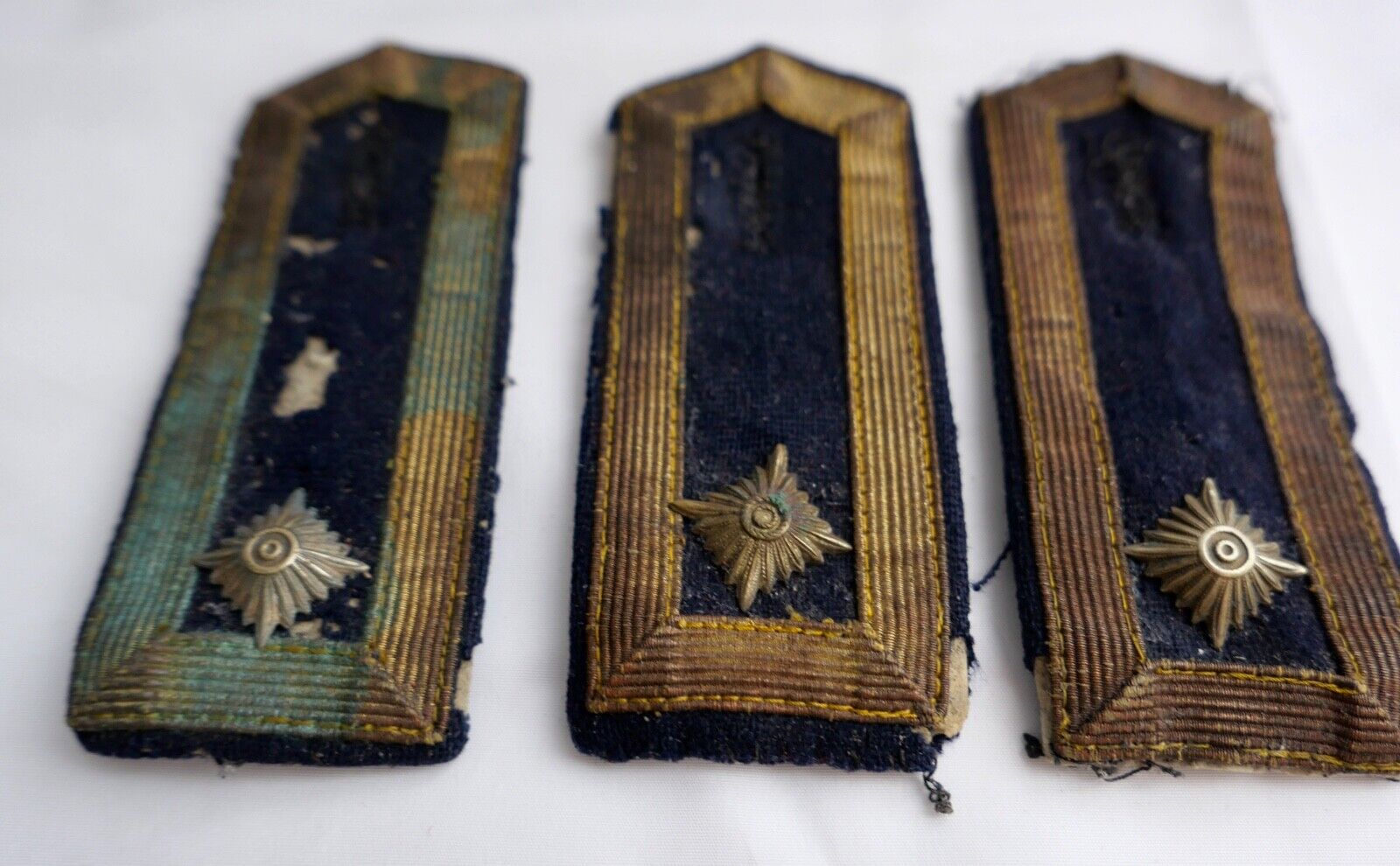 3 Stück Schulterklappen Schulterstücke Kriegsmarine BOOTSMANN WW2 WK2 - Antikhandel-Stuttgart