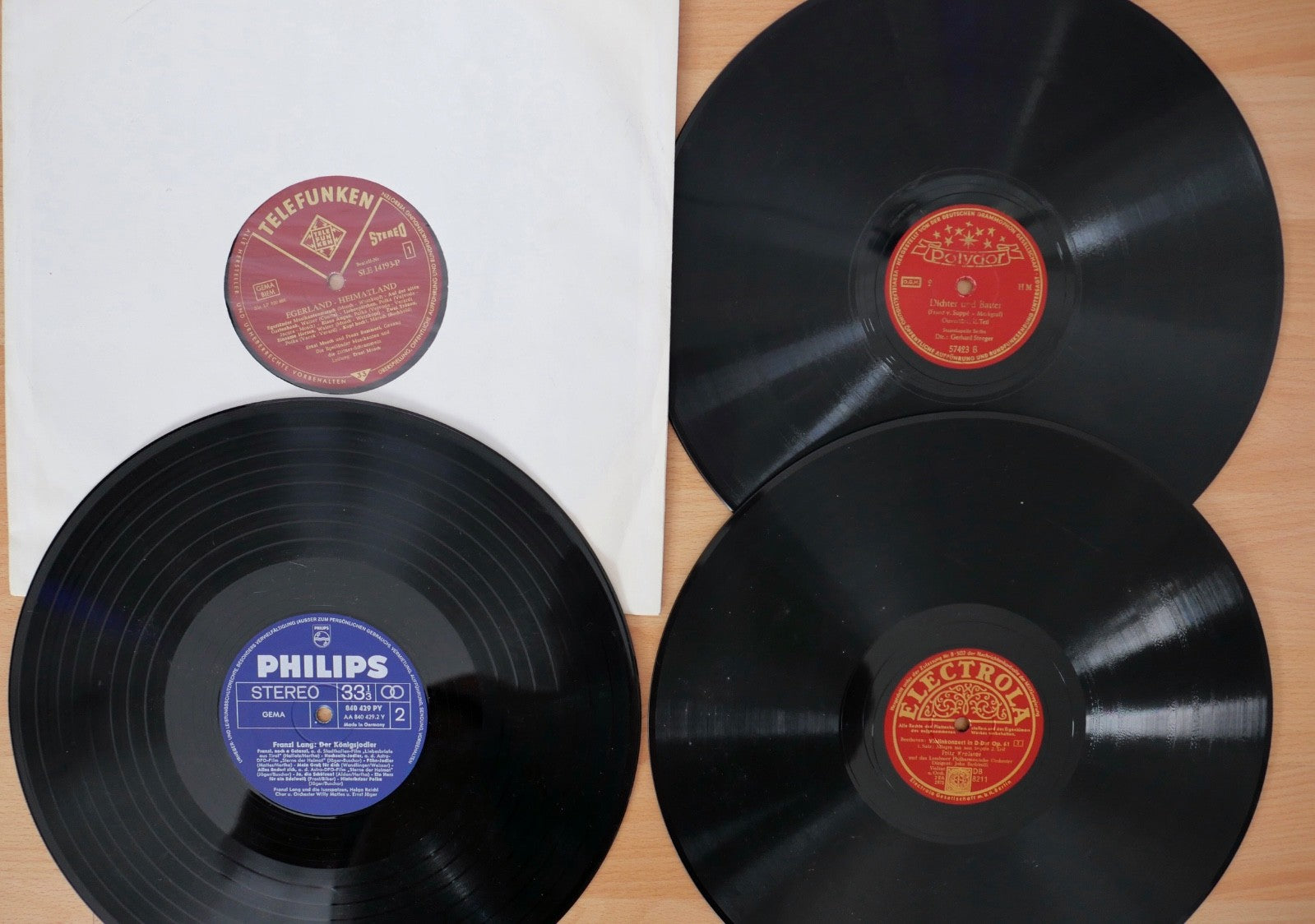 Konvolut 31 Schellackplatten Klassik Oper Operette Tanzmusik Deutsche 30cm 12"