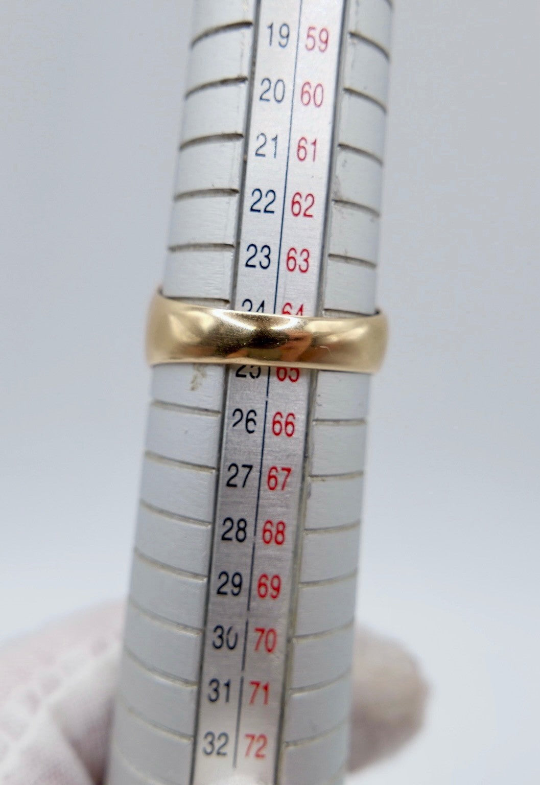 1980er Herren Goldring 750er Gelbgold mit Lagenachat Siegelring 18K Gr. 64 / 65