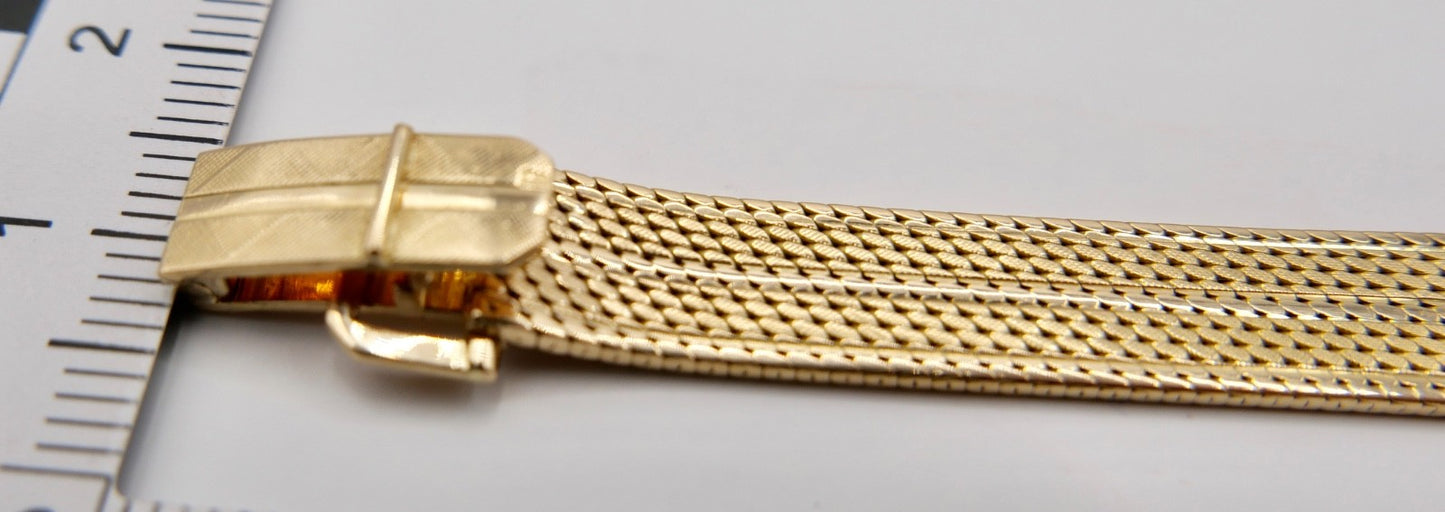 Klassische 1960er Jahre Omega Damenuhr Handaufzug 750 18K Vollgold Cal. 620