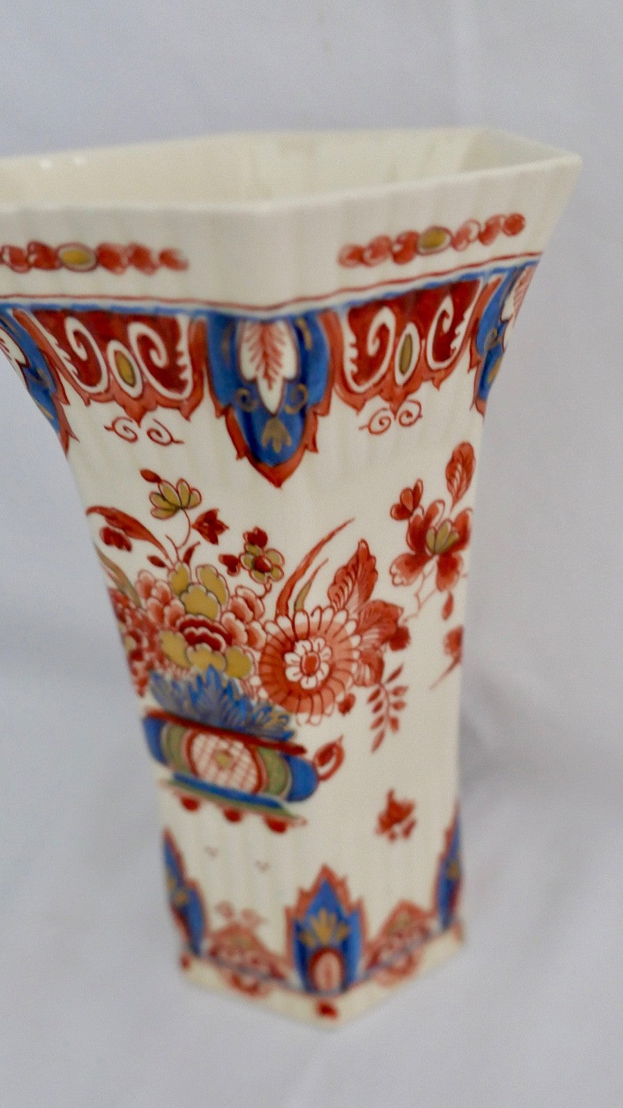 Alter Delft Pijnacker 526 Vase 18 cm ACD CB Niederlande 1957