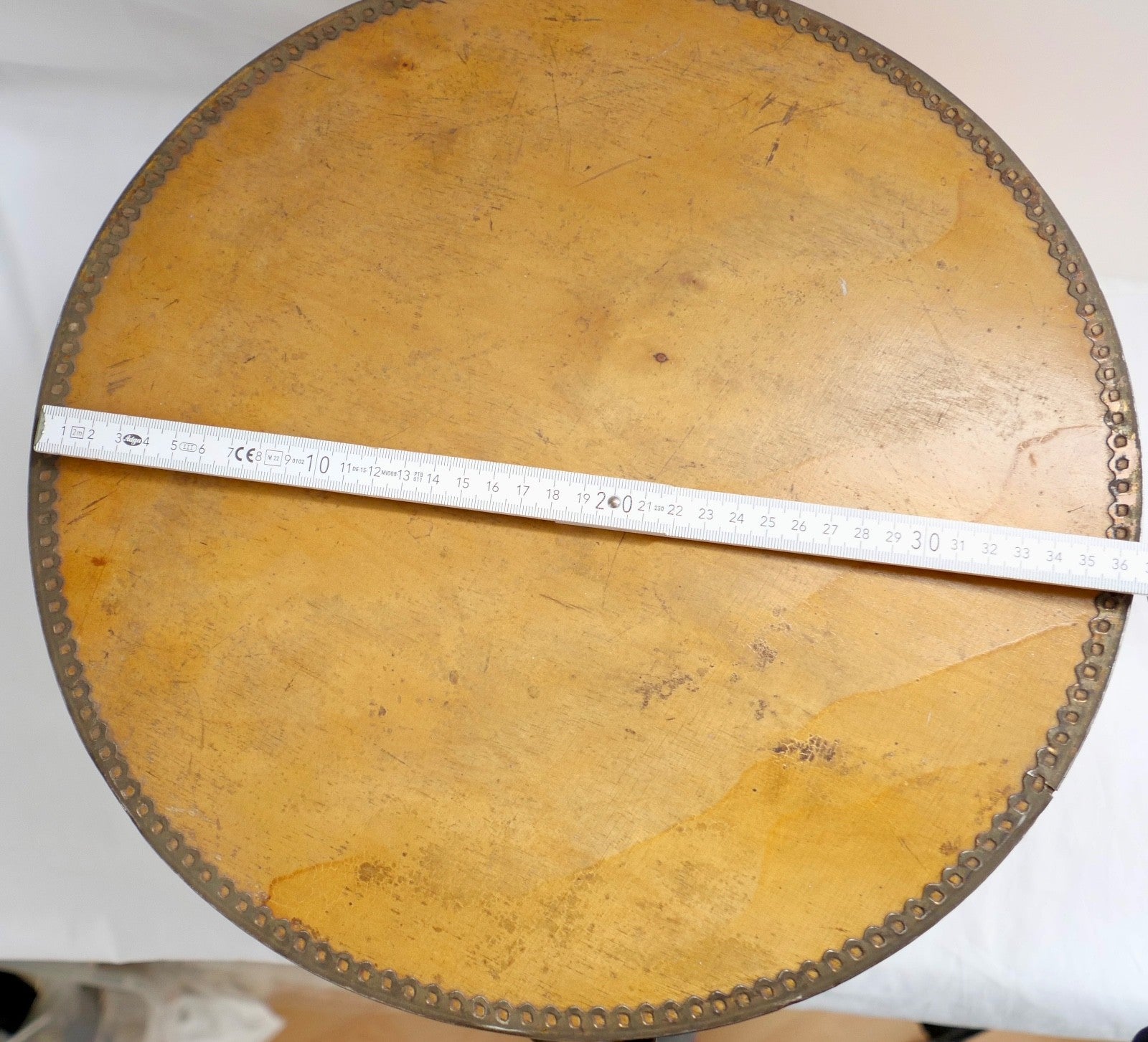 20er 30er Hutschachtel Reisekoffer Holz original Hotel Aufkleber Gardone Riviera