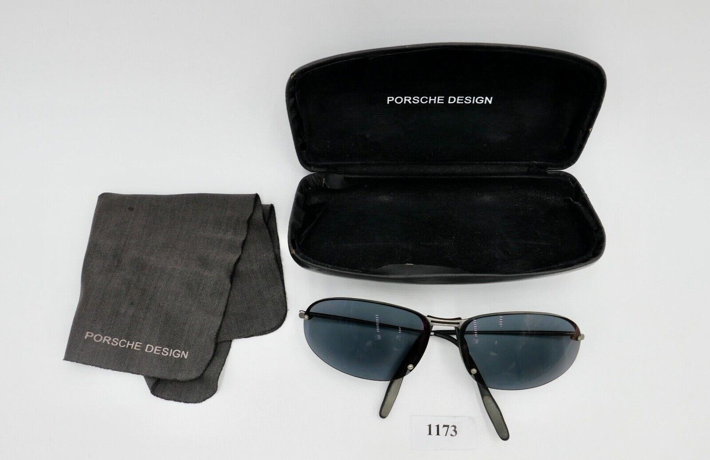 VINTAGE 90er Jahre Porsche Design P3002 Sonnenbrille Unisex Herren Damen Etui 