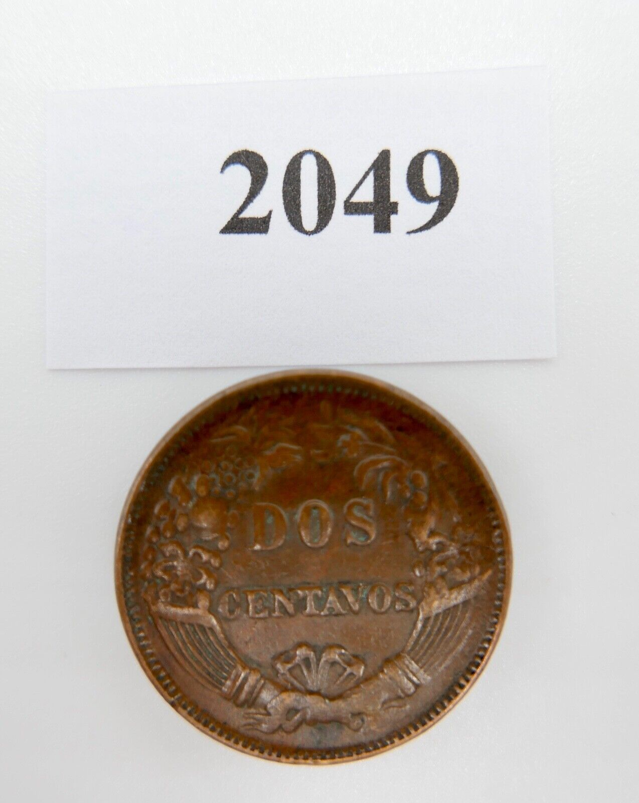 Peru 2 Dos Centavos 1878 ss-vz