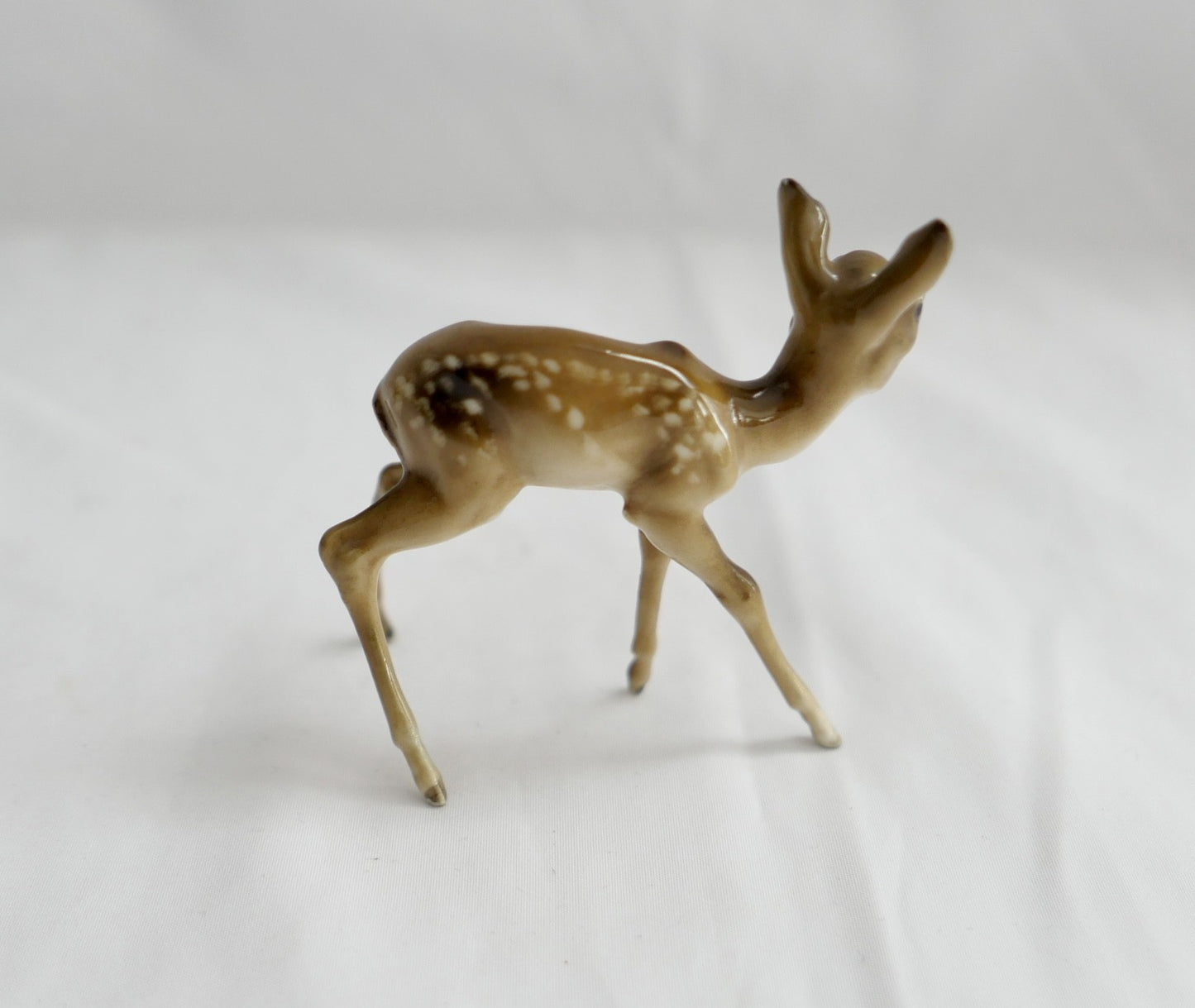 Hutschenreuther kleine Porzellanfigur Rehkitz in OVP Reh Kitz Bambi