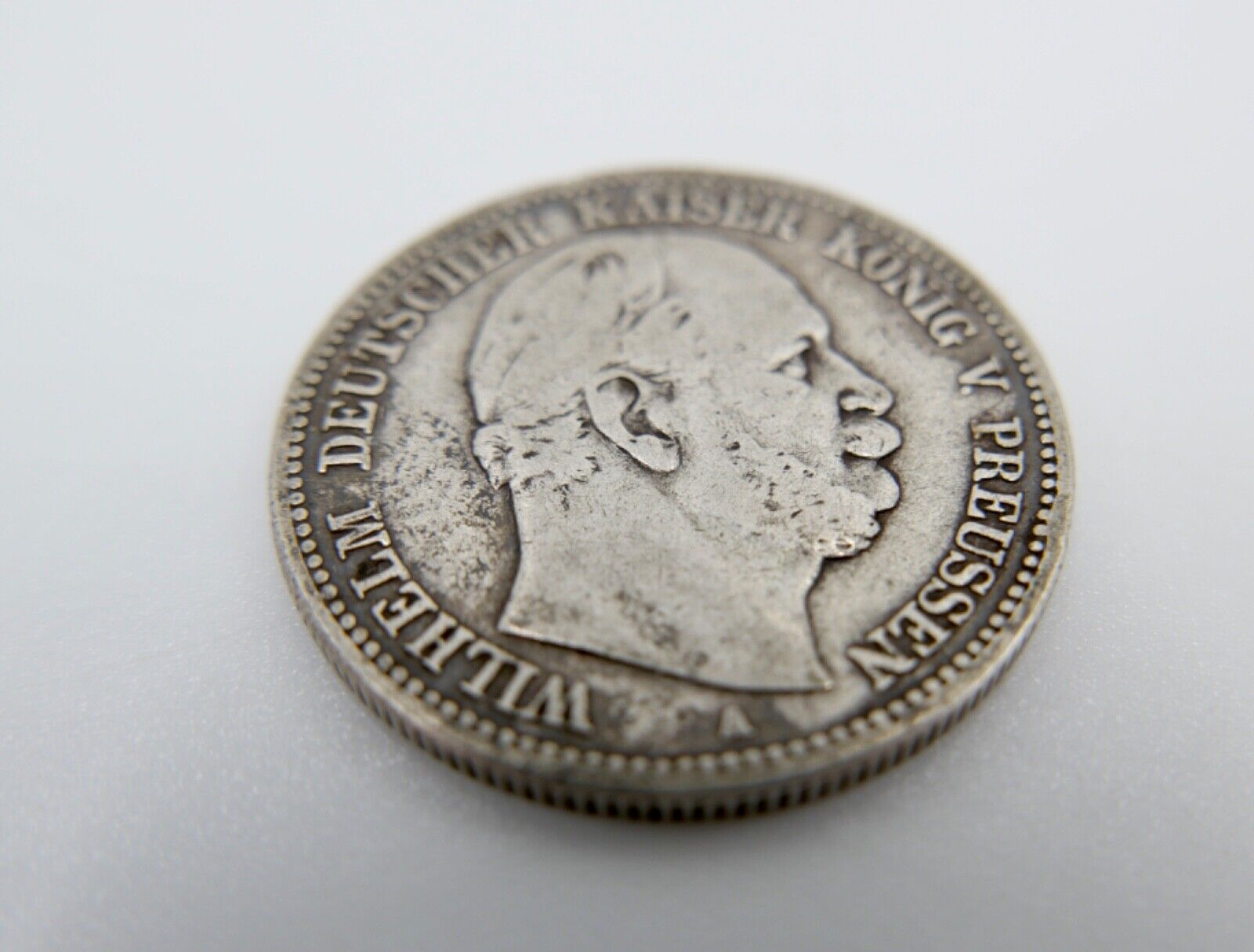 2 Mark 1876 A " Wilhelm König von Preussen " Jäger J.96 Silber Preußen