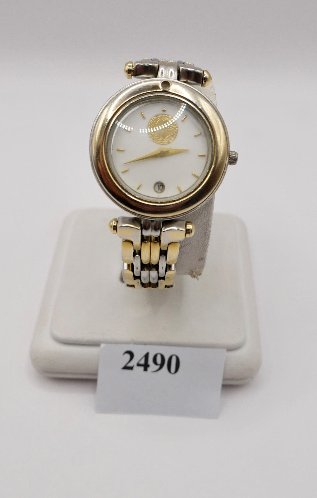 Citizen Clariti Damenuhr Stahl Gold Bicolor Quartz 28 mm weißes Zifferblatt