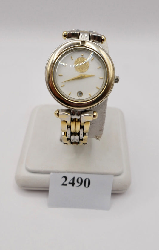 Citizen Clariti Damenuhr Stahl Gold Bicolor Quartz 28 mm weißes Zifferblatt