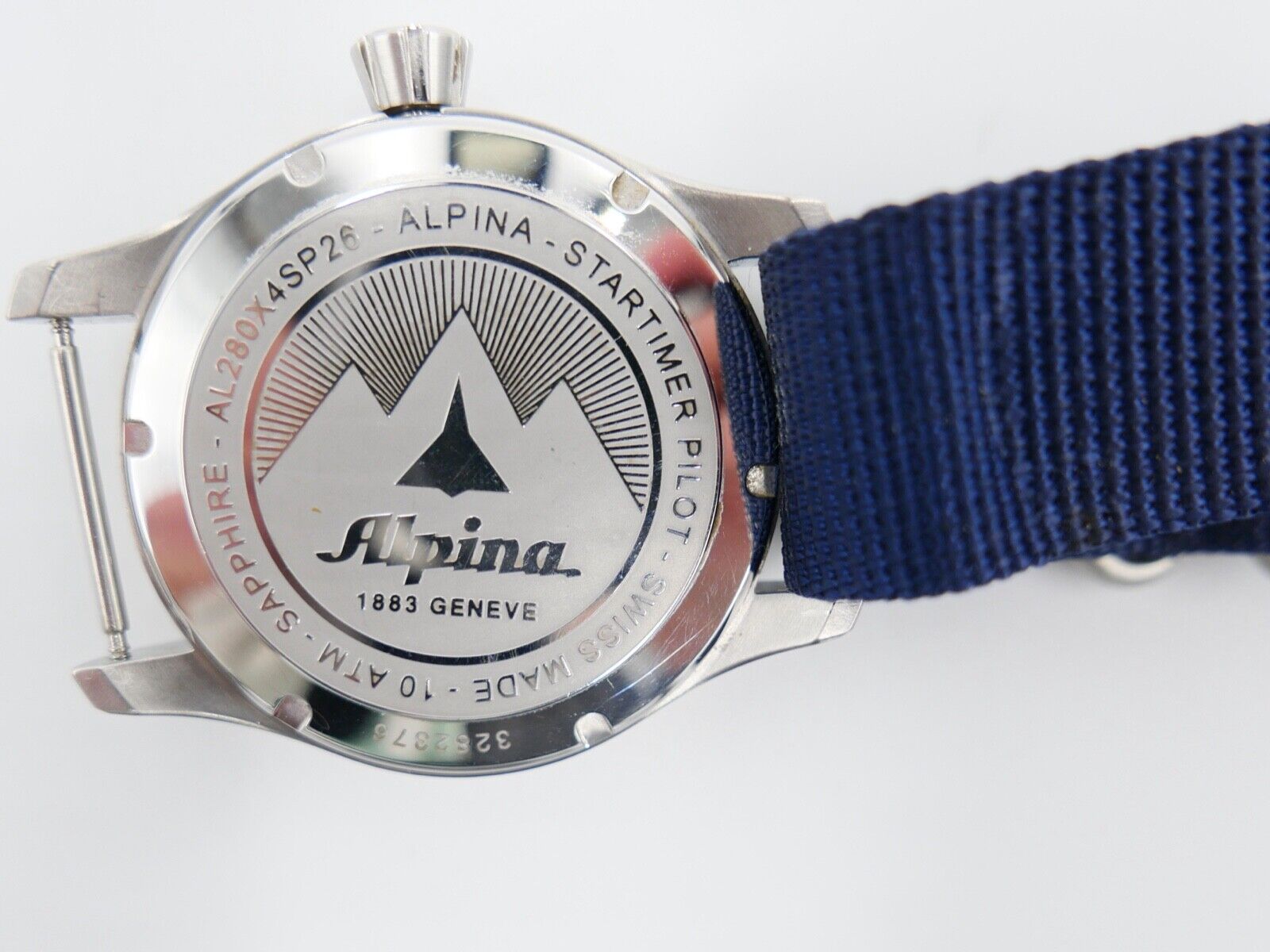 Alpina Startimer Pilot AL280X4SP26 UHR NEUwertig mit BOX 44 mm BIG DATE Blau