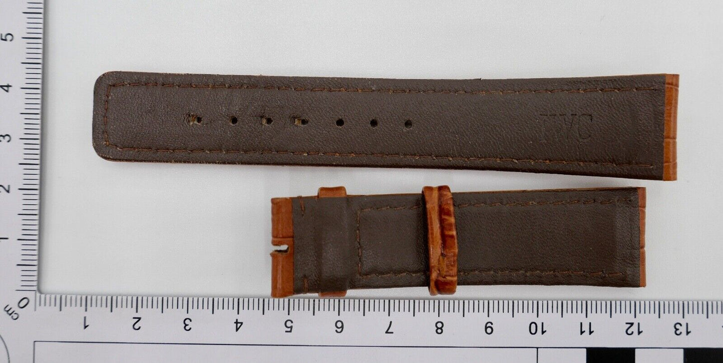 Original 20mm IWC Leder Uhrenband 20-18 NEUwertig Armband