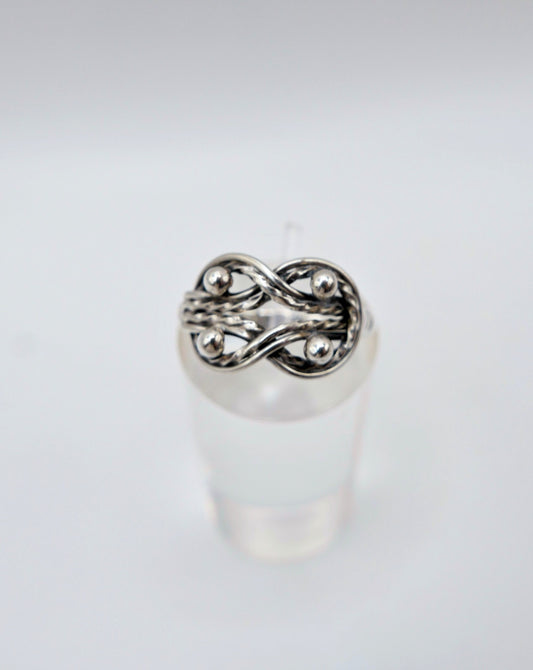 Kalevala Koru Teljänneito Silber Ring 925 Finnland Wikinger Vintage