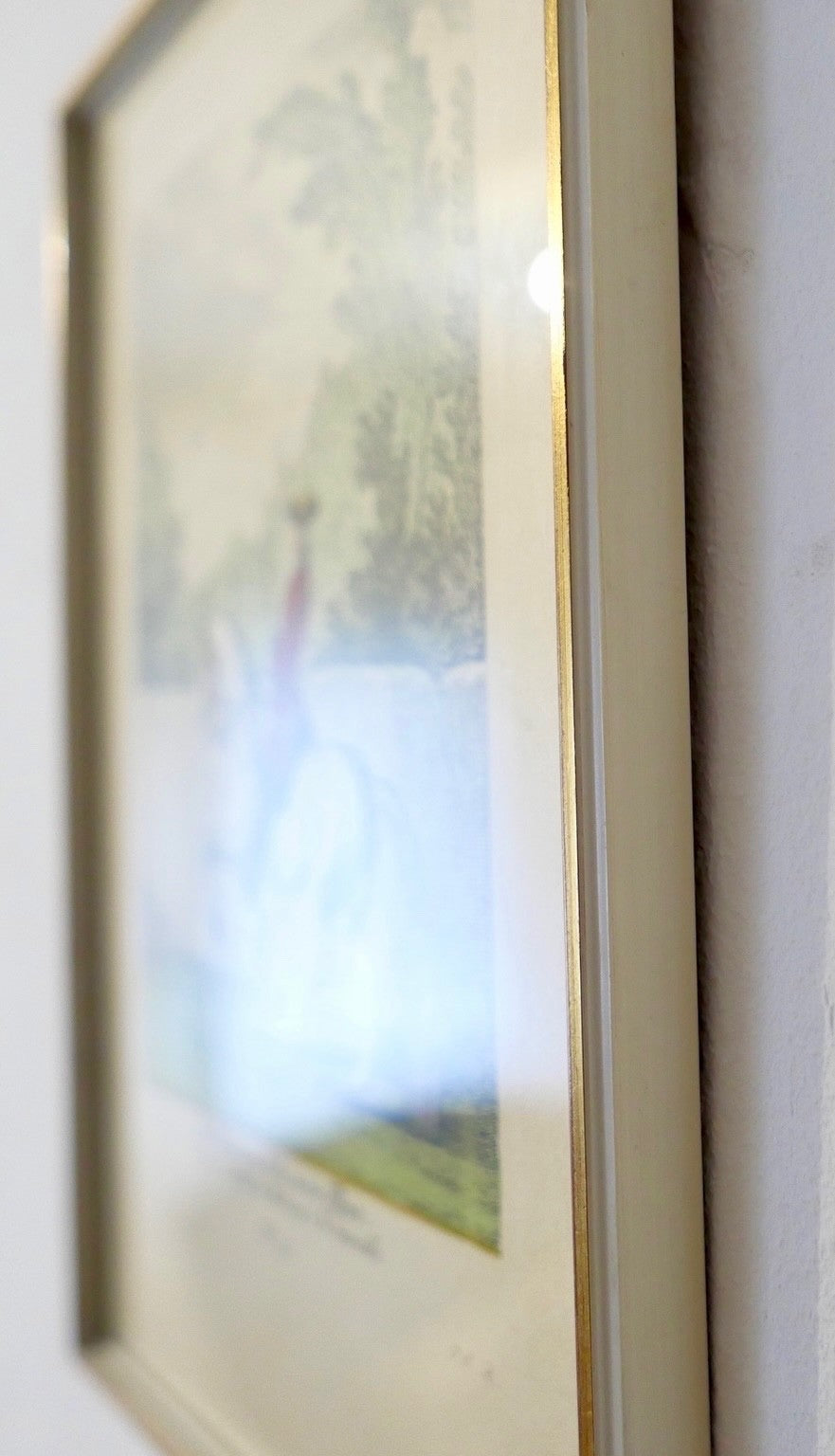 Neue Reit-Schul Nr 21 Der Schulrechte Pafs an der Wand Johann Elias Ridinger