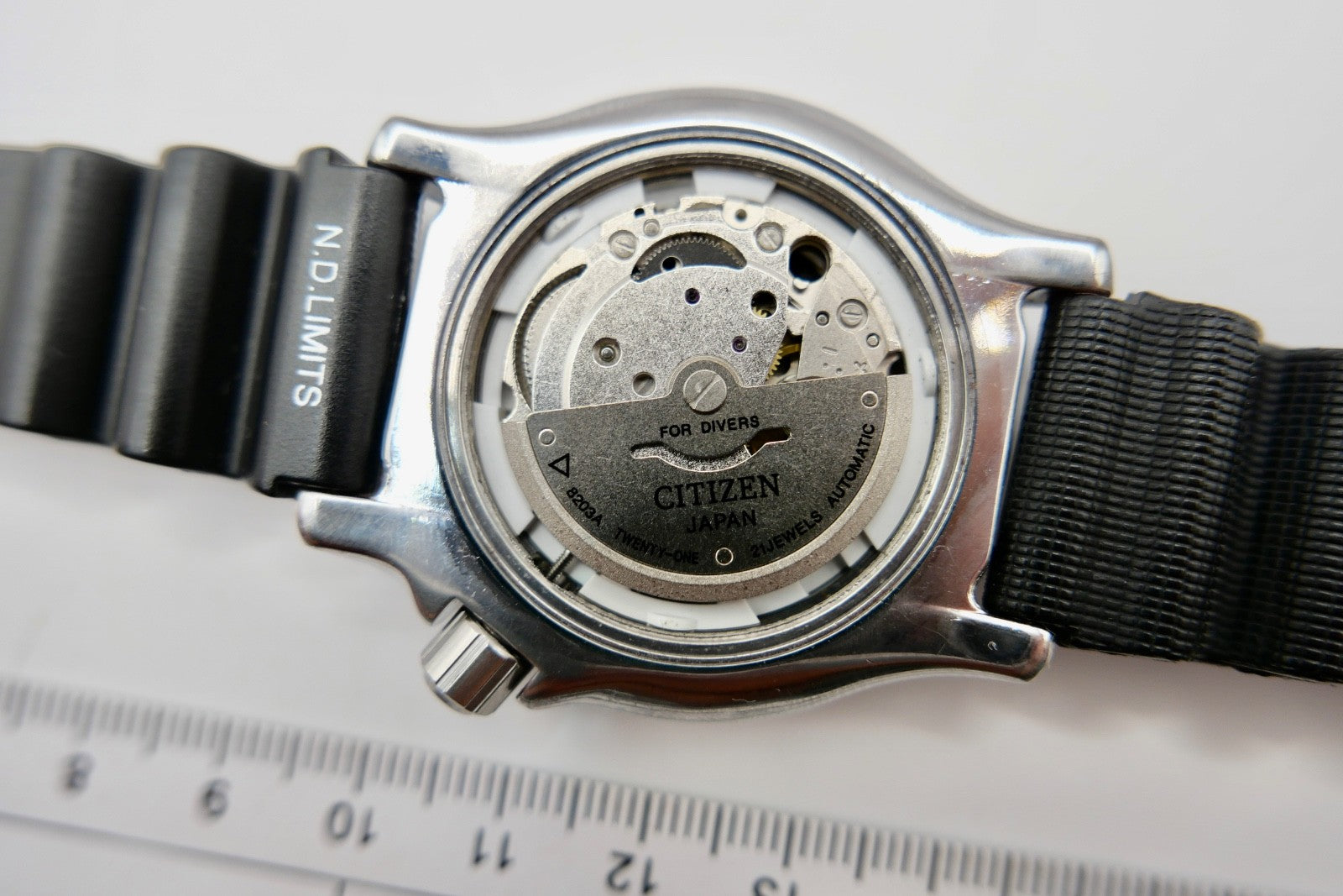 Citizen Promaster 200M Automatic 8203-824393 Taucheruhr deutsch Gummiband NEU