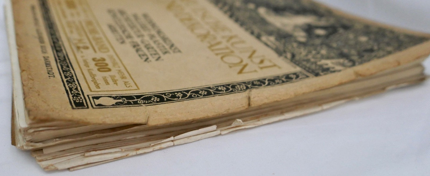 Deutsche Kunst und Dekoration Alexander Koch Darmstadt PROBE-BAND selten 1913 14