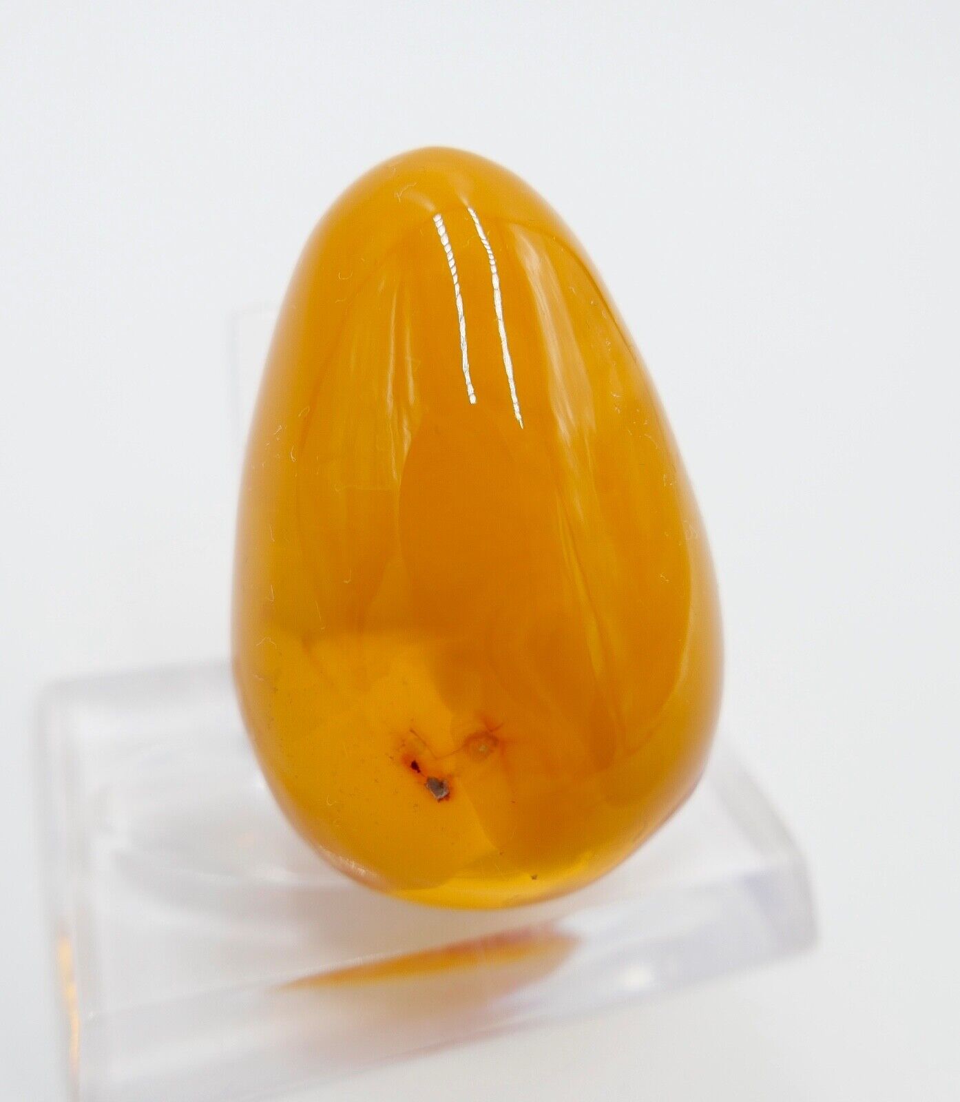 Bernstein butterscotch  19,2 Gramm Egg Ei Ø 43x28 mm